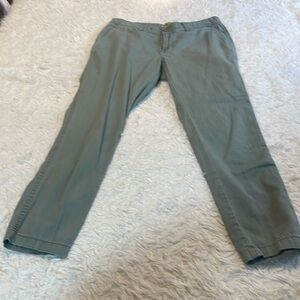Woolrich Khaki Green Ankle Pants 6
